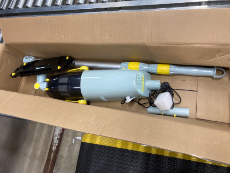 Photo 2 of (2024 Upgraded) Lydsto Handheld Pool Vacuum with Telescopic Pole, Cordless Rechargeable Pool Vacuums Cleaner, 60 Mins Running Time, Deep Cleaning for Above & In-ground Pools, Hot Tubs, Spas Silver