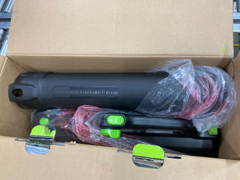 Photo 2 of *MISSING BATTERIES* Greenworks 60V 610 CFM Cordless Leaf Blower, 2.5 Ah Battery and Rapid Charger 60V (610 CFM) Blower, 2.5Ah