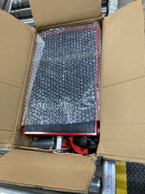 Photo 1 of Orion Motor Tech Motorcycle Lift, 4-13 Inch Motorcycle Scissor Jack, 1100lb Capacity Wide Deck Motorcycle Center Stand and 1/2 Ton Scissor Lift Jack for Street Bikes Cruisers Touring Motorcycles More Red