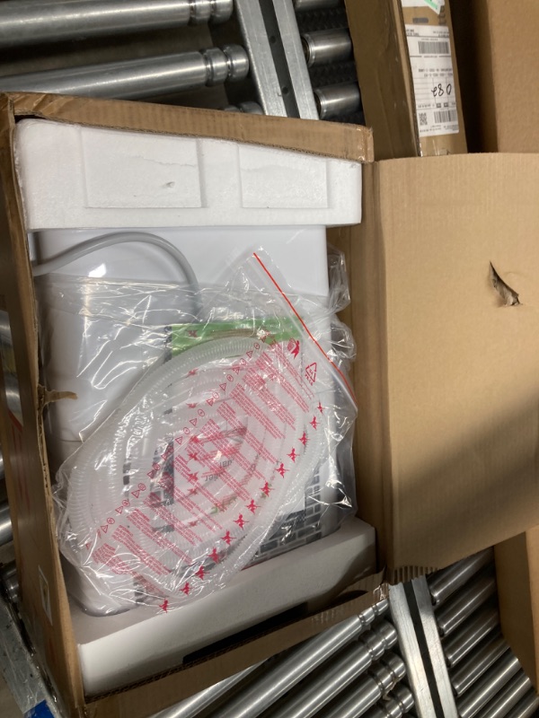 Photo 1 of 2500 Sq.Ft Dehumidifier for Home Basement and Large Room, Upgraded 34 Pints Dehumidifiers with Drain Hose & 0.528 Gallon Water Tank, Auto or Manual Drainage, Auto Defrost, Dry Clothes Mode, Timer White