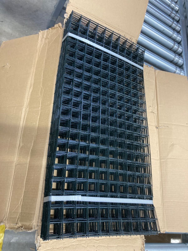 Photo 1 of 10 Packs 24"x 12" Large Wire Plant Protectors Wire Plant Cages Mesh Plant Cage Chicken Wire Cloche with Ground Stakes and Nylon Ties Protect Plants,Garden,Shrubs and Vegetables from Animals-30PCS