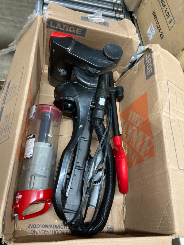 Photo 2 of ***MISSING PARTS** Dirt Devil Endura Lite Bagless Vacuum Cleaner, Small Upright for Carpet and Hard Floor, Lightweight, UD20121PC, Red