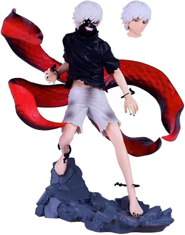 Photo 1 of Anime Tokyo Ghoul Action Figure Awakened Ver Toy Doll Statue 3D Model - Hight 23cm Anime Fans Lovers Desktop Decoration Gift
