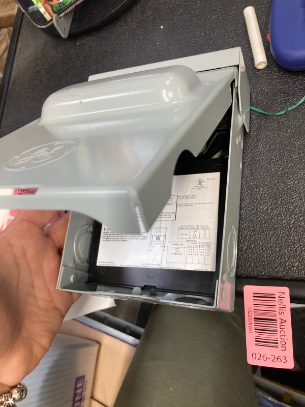 Photo 1 of ABB TF30RCP • Weatherproof Fused AC Disconnect Switch • AC Disconnect 30A 240V • 1 Phase N3R • Horsepower Rated • 10kAIC