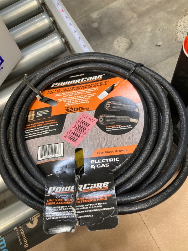 Photo 1 of 1/4 in. x 25 ft. x 3200 PSI Extension/Replacement Pressure Washer Hose