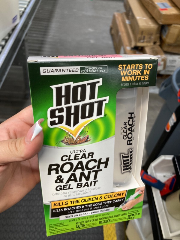 Photo 2 of Hot Shot Ultra Clear Roach & Ant Insects Gel Bait , 2.5 oz