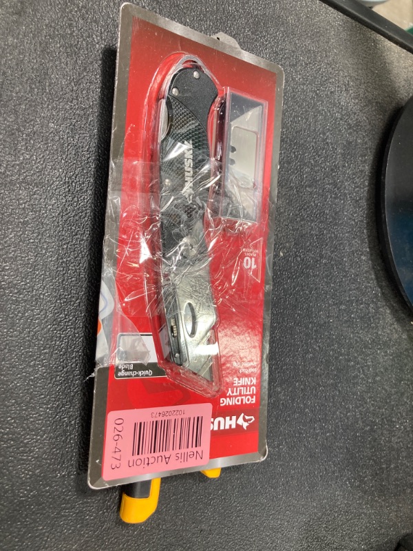 Photo 3 of 2 Item Bundle
HUSKY Folding Lock-Back Utility Knife and
DEWALT 10 in. Straight Jaw Pushlock Plier