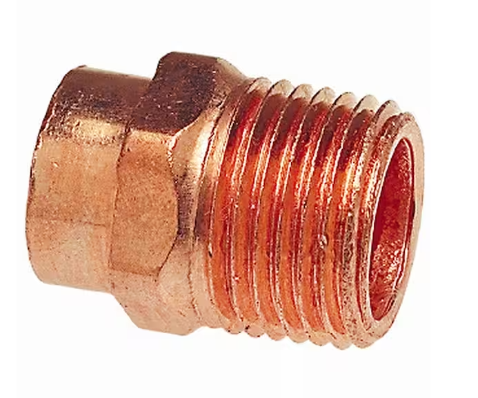 Photo 1 of 3 Item Bundle
Everbilt
1 in. Copper Pressure Cup x MIP Male Adapter Fitting