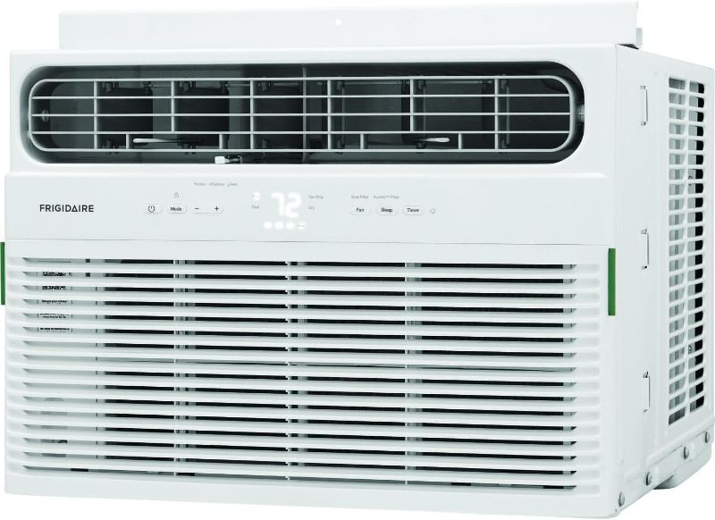 Photo 1 of **Parts Only** Frigidaire 10,000 BTU Window Air Conditioner & Dehumidifier, 115V, Cools up to 450 Sq. Ft. for Apartment, Dorm Room & Small/Medium Rooms, with Remote Control, Programmable Timer, and Sleep Mode, White
