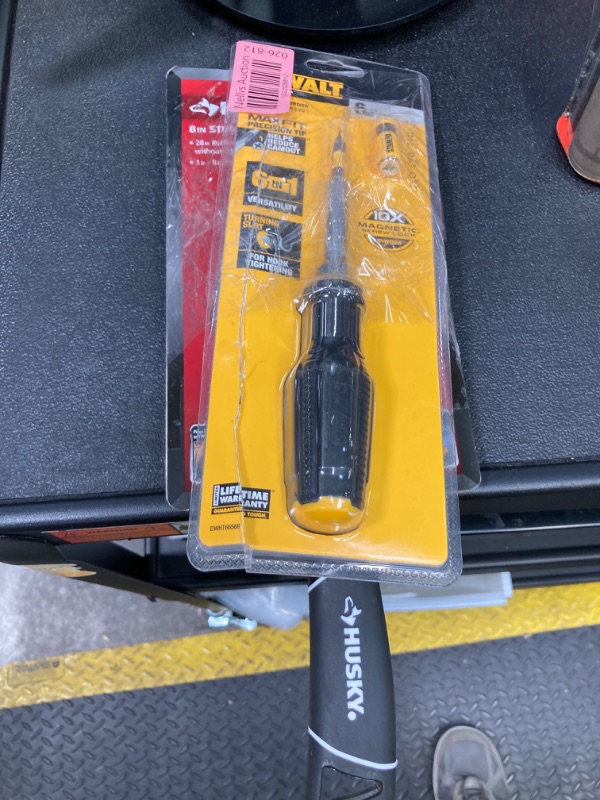 Photo 4 of 2 item bundle
Husky 24 in. Dual Materal Strap Wrench with 8 inch Capacity and DEWALT DEWALT Max Fit 6" 1 Multi B