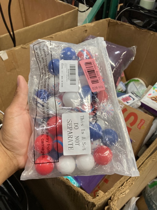 Photo 1 of 40 Pcs 4th of July Ball Ornaments for Tree Red White and Blue Decorations Patriotic Ball Ornaments Independence Day Hanging Ornaments for Holiday Party Gifts Home Decor, America