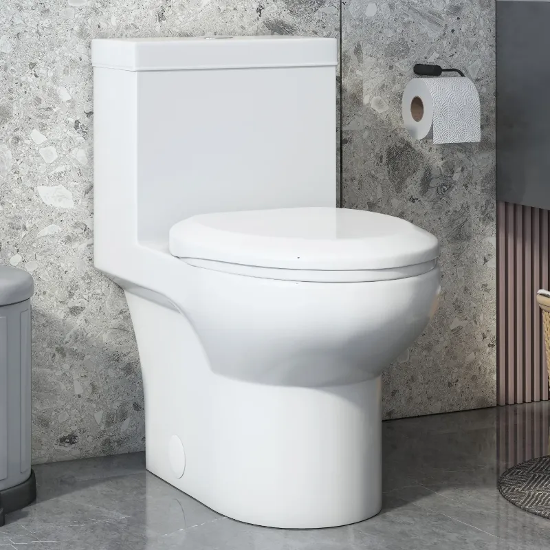 Photo 1 of  One-Piece white toilet