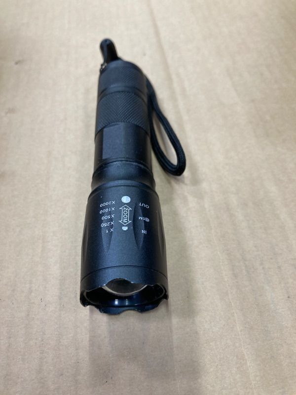 Photo 1 of 4-Packs LED Flashlights 2000 High Lumen Home Tactical Camping Mini Flash Lights, Camping Accessories for Outdoor, Valentines Gifts, Powered by AAA Battery