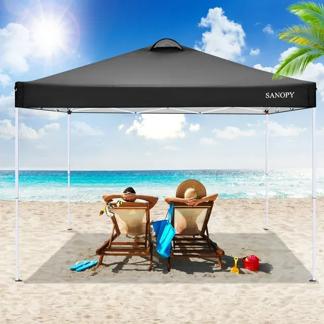 Photo 1 of 10' x 10' Straight Leg Pop-up Canopy Tent 