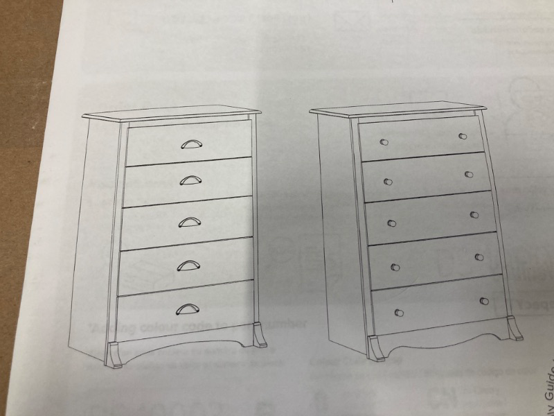 Photo 3 of 4 Drawer Chest, Avoid Power Tools: Yes, Durable steel hardware