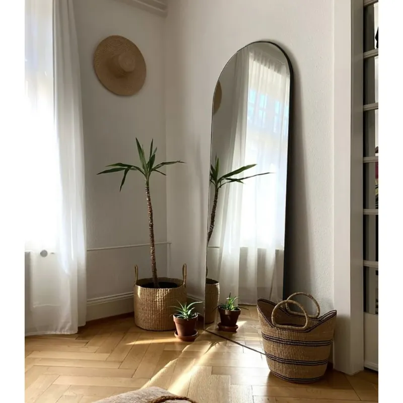 Photo 1 of 64"x21" Arched Full Length Mirror, Standing Floor Mirror Hanging or Leaning