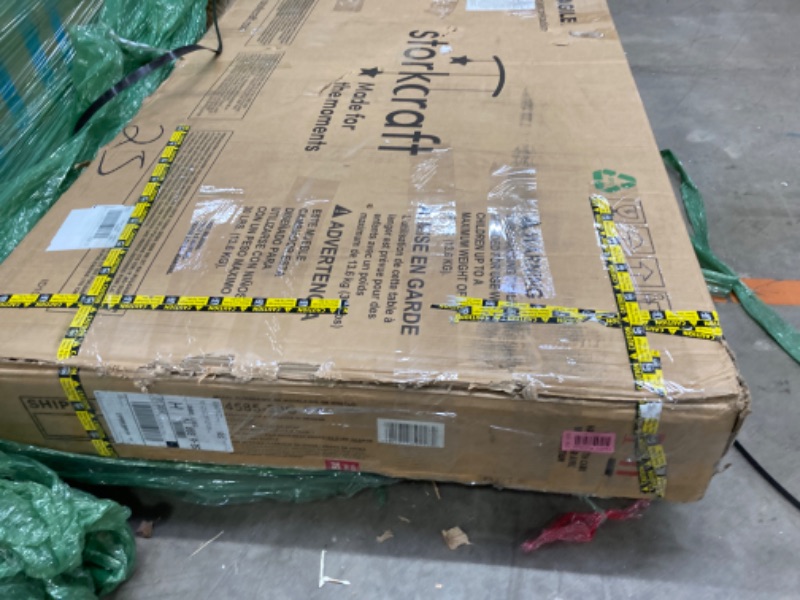 Photo 1 of Storkcraft Steveston 5-in-1 Convertible Crib and Changer with Drawer (Gray) – GREENGUARD Gold Certified, Crib and Changing Table Combo with Drawer, Converts to Toddler Bed, Daybed and Full-Size Bed Grey