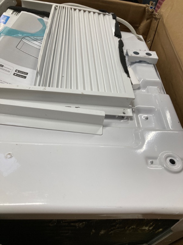 Photo 1 of Midea 12000 BTU Smart Inverter Air Conditioner Window Unit with Heat and Dehumidifier – Cools up to 550 Sq. Ft., Energy Star Rated, Quiet Operation, Electronic Controls, Remote Control, White 12,000 BTU
