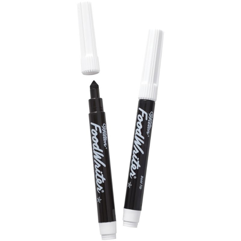 Photo 1 of  3 pack Wilton FoodWriter Edible Color Marker Set 2-Piece Black Food Writer for Desserts
