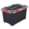 Photo 1 of Husky
20-Gal. Professional Duty Waterproof Storage Container with Hinged Lid in Black