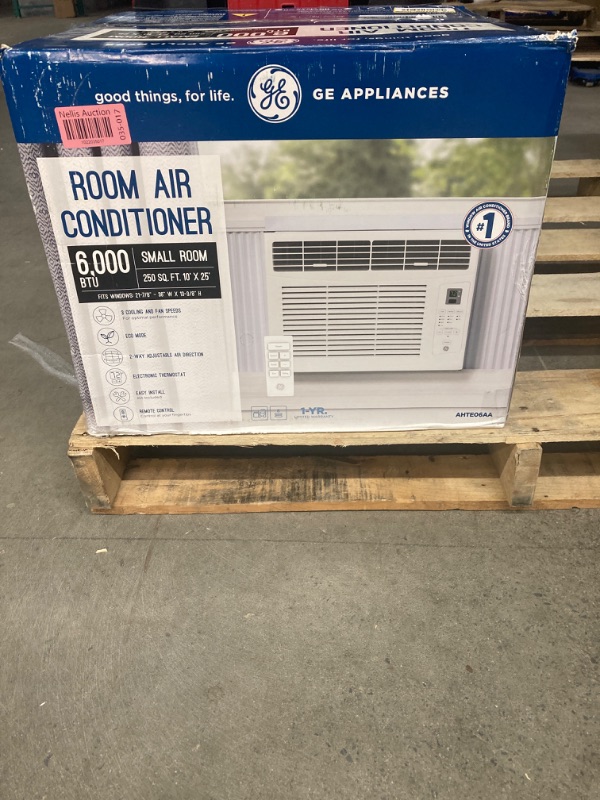 Photo 2 of 6,000 BTU 115-Volt Window Air Conditioner for Bedroom or 250 sq. ft. Rooms in White with Remote, Included Install Kit