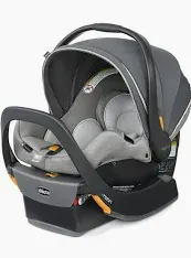 Photo 1 of Chicco KeyFit 35 Zip ClearTex Infant Car Seat and Base - Rear-Facing for 4-35 lbs Infants, With Head/Body Support, Zip Shield, Compatible with Chicco Strollers