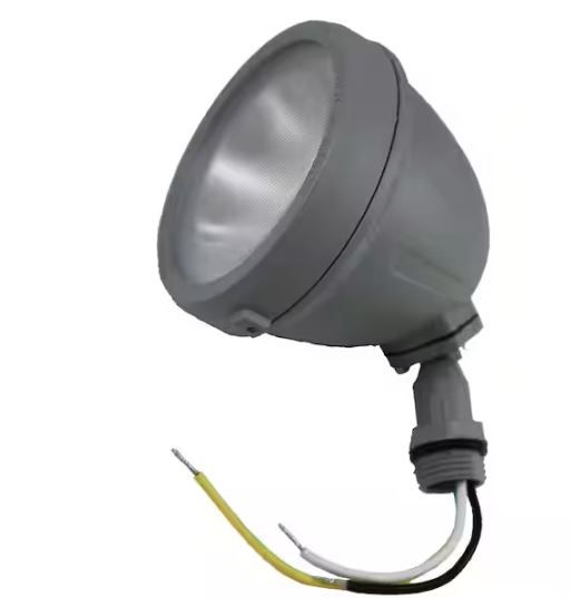 Photo 1 of 14-Watt Hardwired Gray LED Landscape Flood Light Metal Spot Light, 1100 Lumens
1
