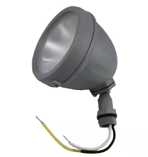 Photo 1 of 14-Watt Hardwired Gray LED Landscape Flood Light Metal Spot Light, 1100 Lumens
1
