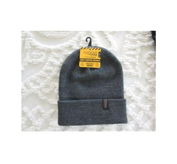 Photo 1 of copper knit cuffed beanie Qty.2