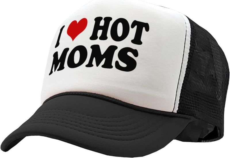 Photo 1 of The Goozler - I Heart Hot Moms - Vintage Retro Style Trucker Cap Hat - 2pk
