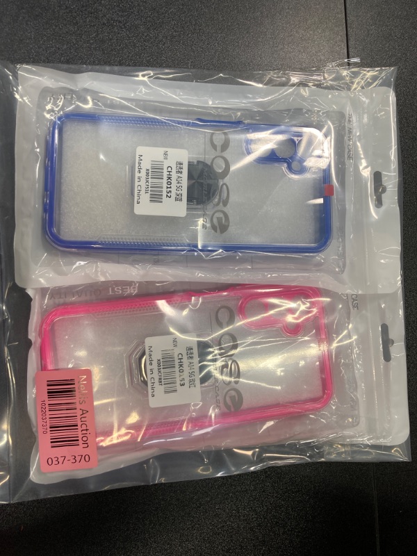 Photo 2 of KACHEN for Samsung Galaxy A14 5G Case with Kickstand (Hot Pink & Blue) - 2pk mixed bundle