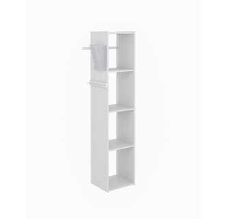 Photo 1 of Closed maind suite symphony wood closet organizer starter kit tower and 3 hang rods, shelves, adjustable, fits spaces 5 - 10 ft.  wide, pure white 25"   ***Similar***