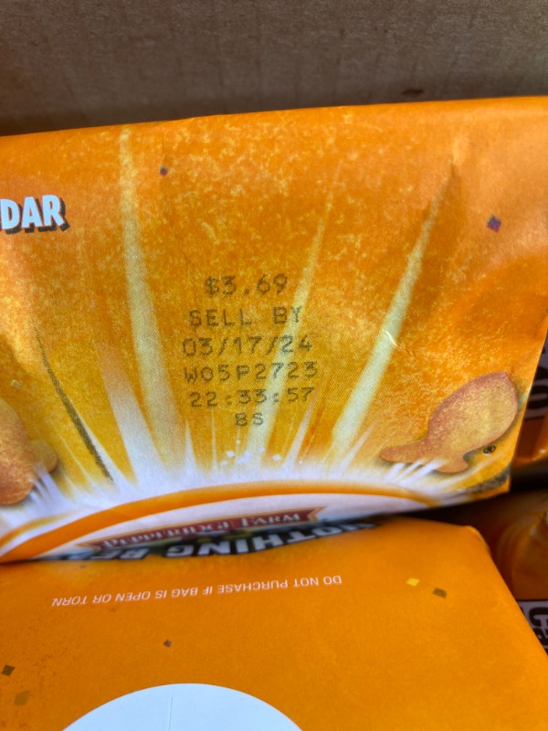 Photo 3 of **Expired 03/17/2024** Goldfish Flavor Blasted Xtra Cheddar Cheese Crackers, Baked Snack Crackers, 6.6 oz Bag (Pack of 6) Xtra Cheddar 6.6 Ounce (Pack of 6)