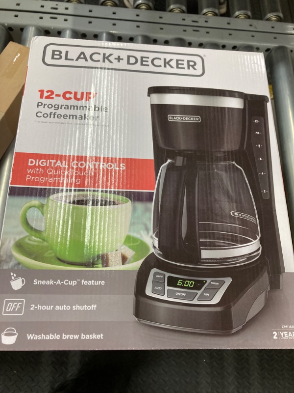 Photo 2 of ***FACTORY SEALED ***BLACK+DECKER 12-Cup Programmable Coffeemaker