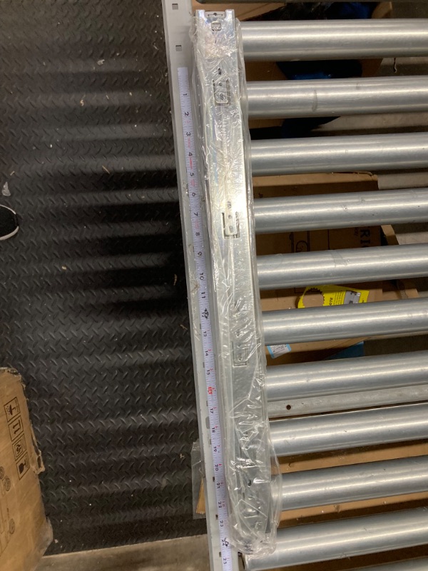 Photo 1 of YENUO Heavy Duty Drawer Slides Full Extension with Lock Side Mount 14 16 18 20 22 24 26 28 30 32 34 36 40 Inch Ball Bearing Metal Rails Track Guide Glides Runners 110 Lbs 1 Pair (with Lock, 26 inch) With Lock 26 inch