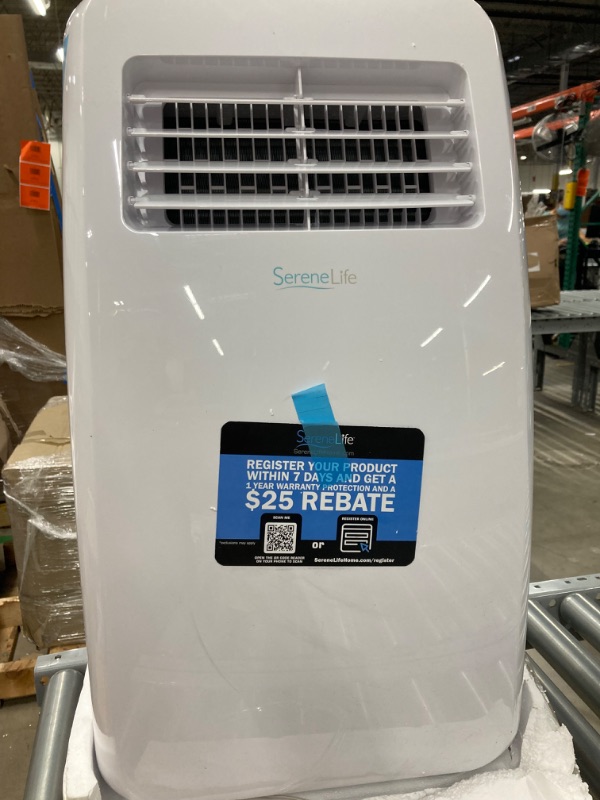 Photo 1 of ***SEE NOTES***SereneLife Small Air Conditioner Portable 8,000 BTU with Built-in Dehumidifier - Portable AC unit for rooms up to 450 sq ft - Remote Control, Window Mount Exhaust Kit