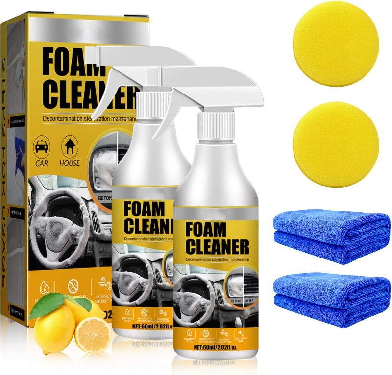 Photo 1 of *** STOCK PHOTO IS ONLY FOR REFERENCE.
Multi-Purpose Foam Cleaner, Rayhong Foam Cleaner, All Around Master Foam Cleaner,Homebbc Foam Cleaner, Upholstery Cleaner for Car Seats, Interior Car Cleaner (2PCS)