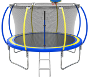 Photo 1 of ***STOCK PHOTO IS FOR REFERENCE ONLY. COLOR IS UNKNOWN

10 FT Trampoline for Kids with Basketball Hoop, SEGMART Upgraded Kids Outdoor Trampoline with Enclosure Net and Ladder, Heavy Duty Round Recreational Trampoline for Indoor Outdoor Backyard