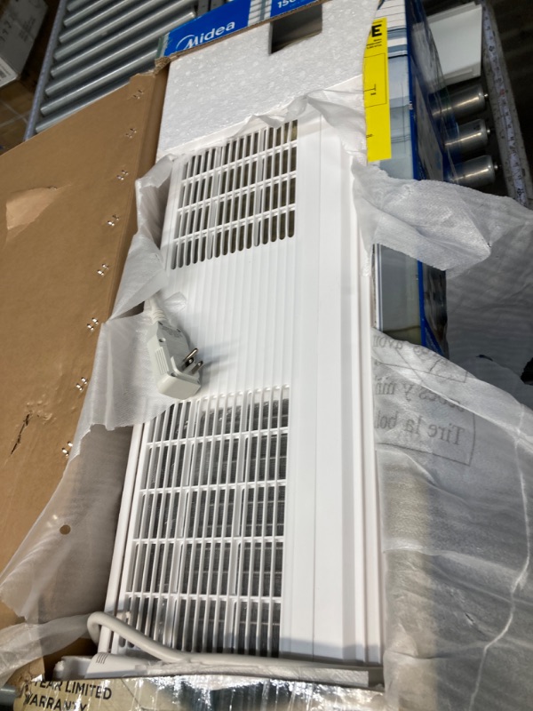 Photo 2 of ***PARTS ONLY****Midea 8,500 BTU ASHRAE (5,000 BTU SACC) Portable Air Conditioner Smart Control, Cools up to 150 Sq. Ft., with Dehumidifier & Fan mode, Easy- to-use Remote Control & Window Installation Kit Included White 8,500 BTU-WiFi