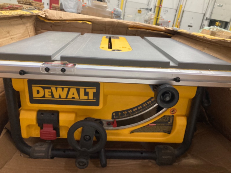 Photo 2 of DEWALT DWE7491X 10 In. Table Saw with Scissor Stand