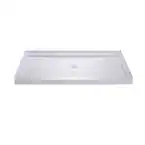 Photo 1 of ***CORNERS DAMAGED*** SlimLine 60 in. x 36 in. Single Threshold Alcove Shower Pan Base in White with Center Drain
1.4k


