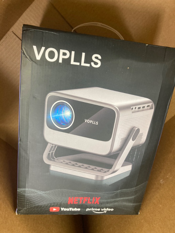 Photo 2 of [Netflix Officially and AI Auto Focus] VOPLLS 4K Projector with WiFi and Bluetooth