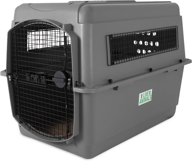 Photo 1 of ***THERE IS A CRACK ON THE FRONT****Petmate Sky Kennel, 40 Inch, IATA Compliant Dog Crate for Pets 70-90lbs, Made in USA
