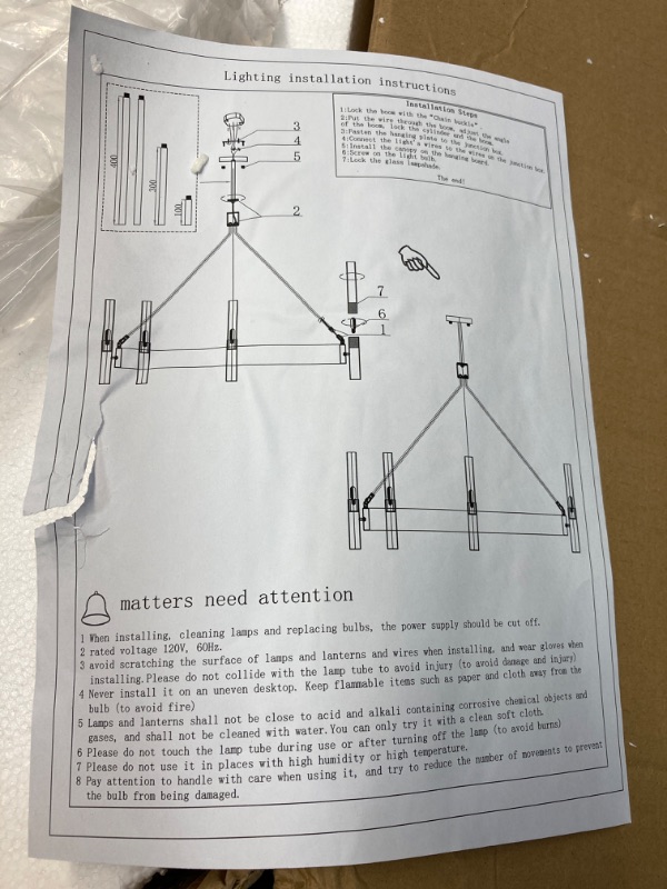 Photo 1 of Ceiling Light Fixture for Kitchen Island, Living Room, Entryways