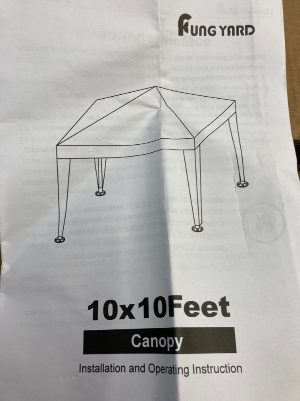 Photo 3 of ABCCANOPY 10 X 10 Red Outdoor Commercial Instant Shelter Metal Patio Pop-up Canopy