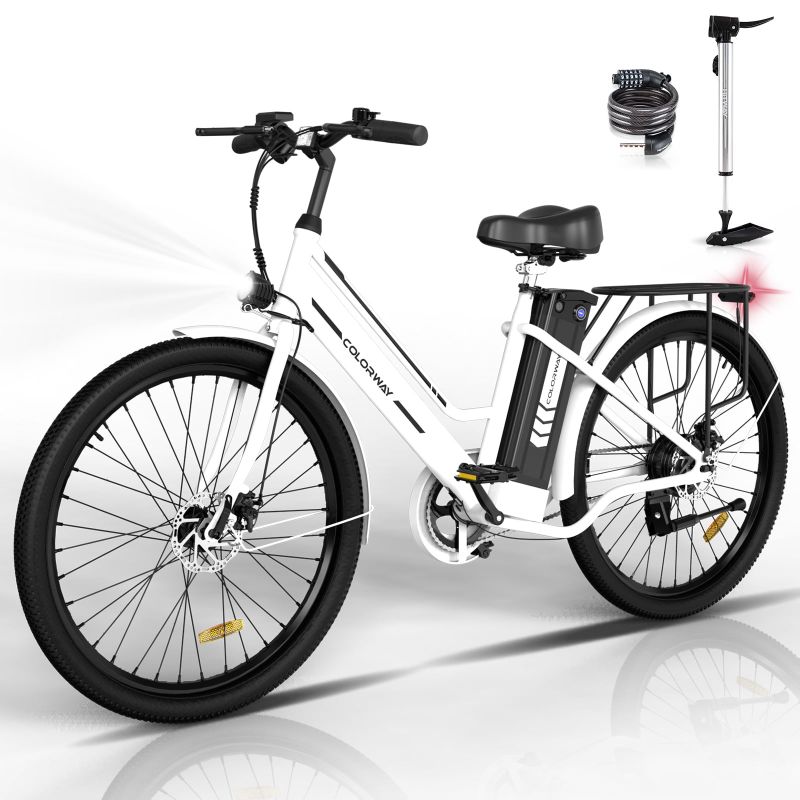 Photo 1 of ***THIS IS ONLY THE CHARGER***COLORWAY 26 Electric Bike for Woman 500W Powerful Motor 36V 12AH Removable Battery E Bike Max. Speed 19.9MPH Electric Bicycle UL2849