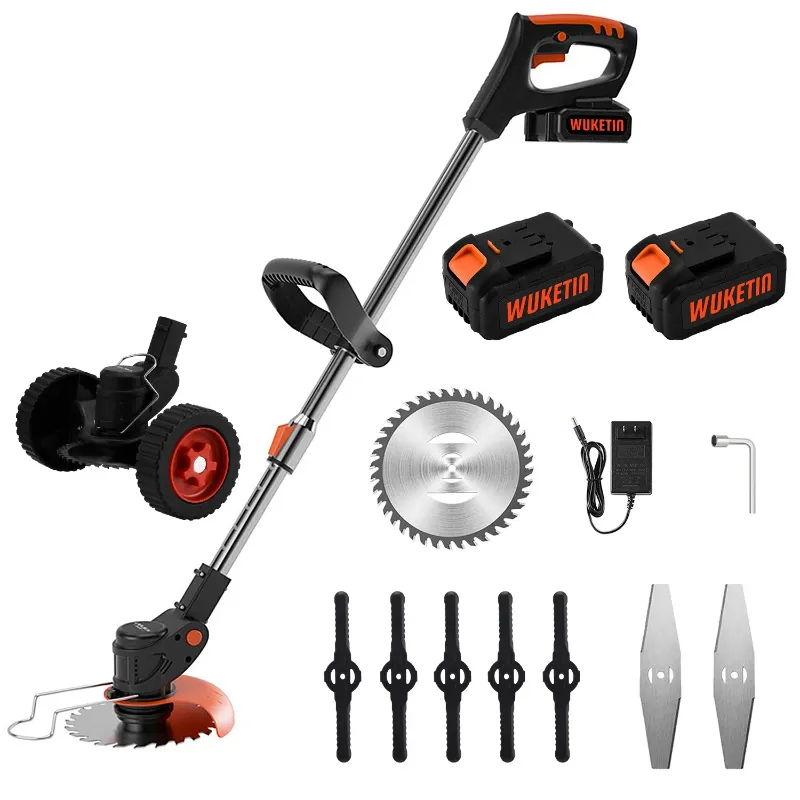 Photo 1 of ***MISSING BATTERIES*** BLUELK Cordless Grass String Trimmer, Electric Weed Eater Lawn Edger with 2Pcs Battery