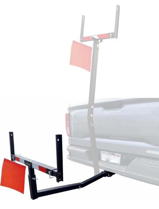 Photo 1 of ***MISSING CROSSBAR AND HARDWARE****MaxxHaul 70231 Hitch Mount Pick Up Truck Bed Extender For Ladder, Rack, Canoe, Kayak, Long Pipes and Lumber