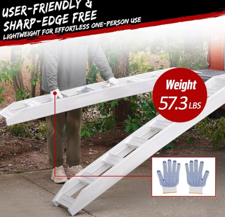 Photo 1 of GAOMON Aluminum Trailer Ramps
