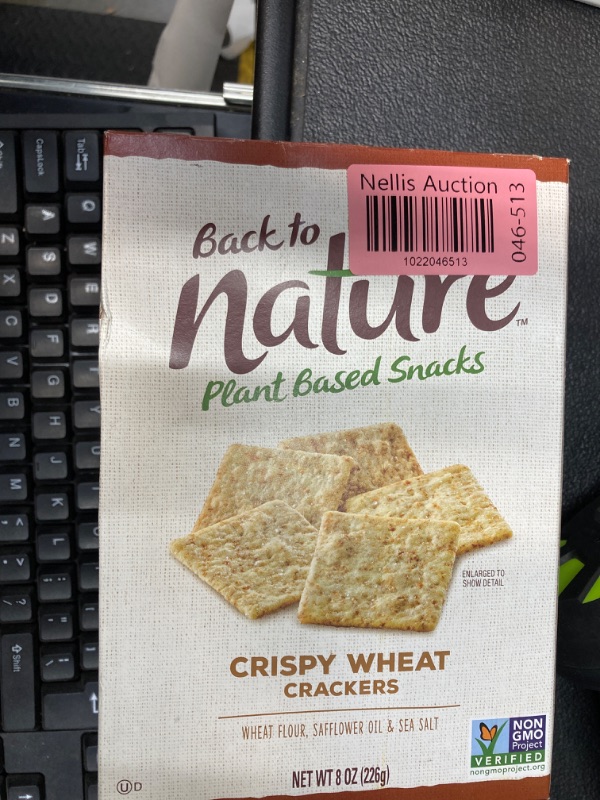 Photo 2 of Back To Nature Crispy Wheat Crackers - Case of 6/8 ozwmn 